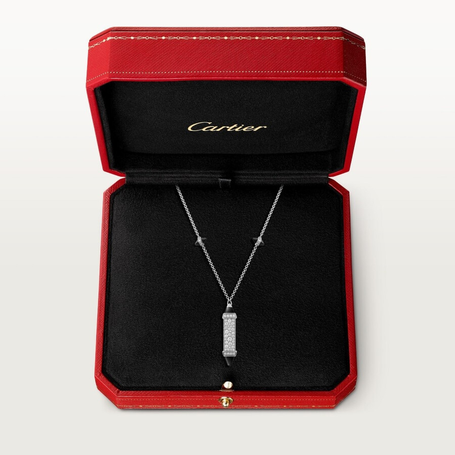 cartier berlingots anhänger gepflastert