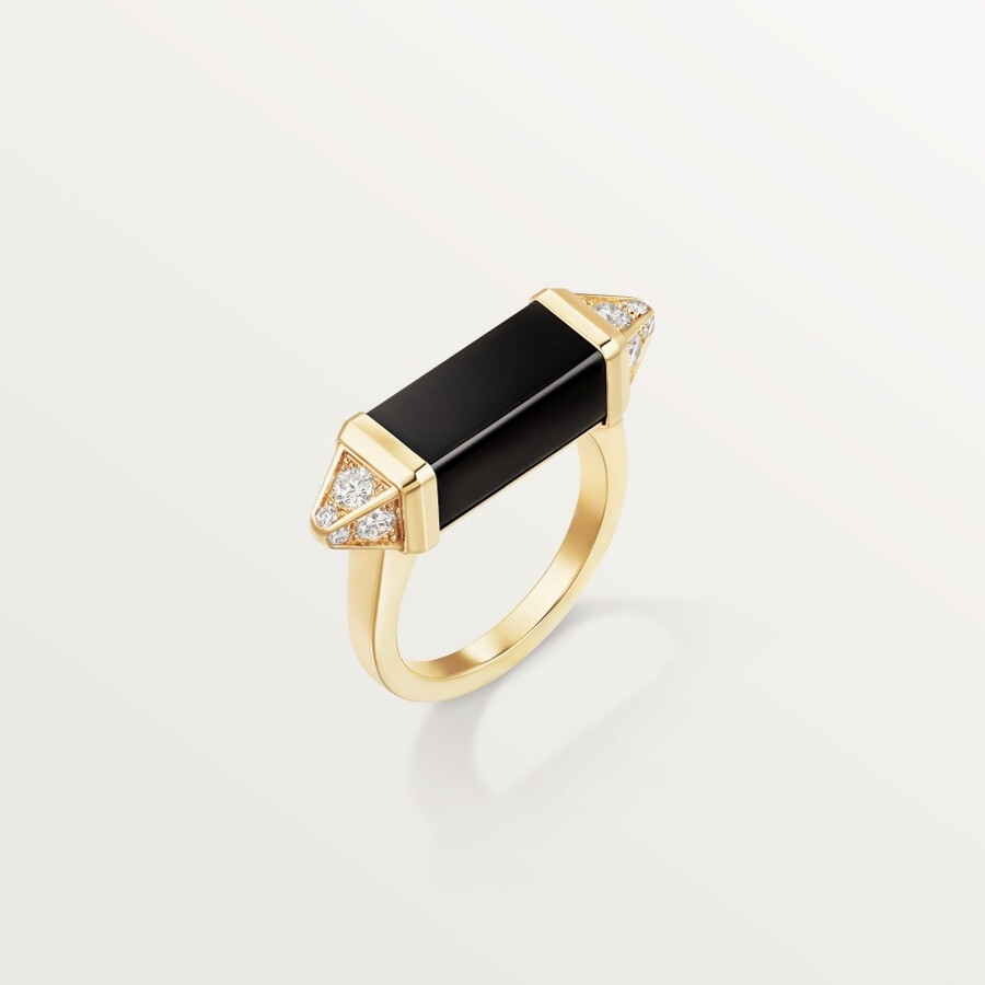 ring „les berlingots de cartier halbgepflastert