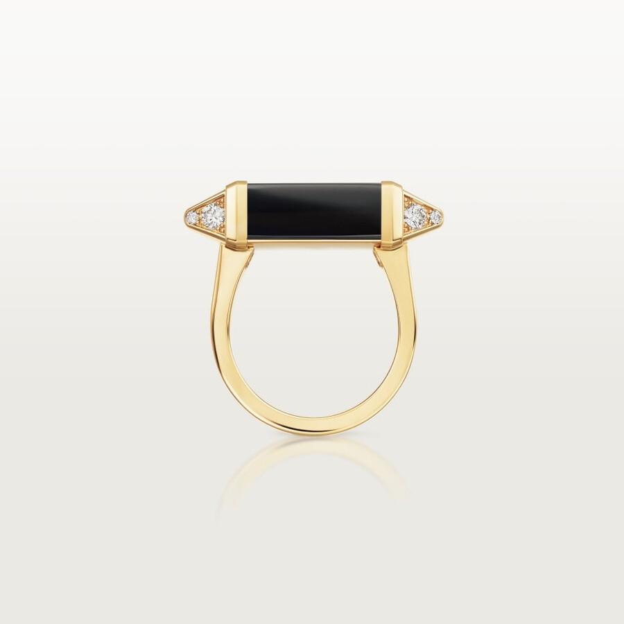 ring „les berlingots de cartier halbgepflastert
