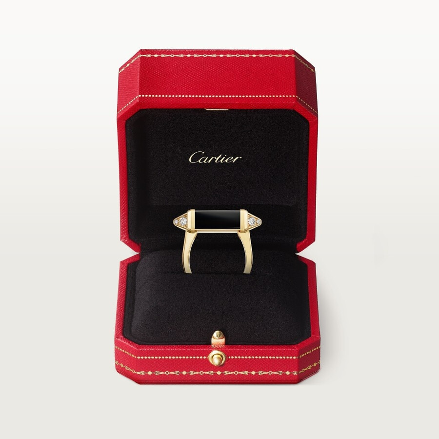 ring „les berlingots de cartier halbgepflastert