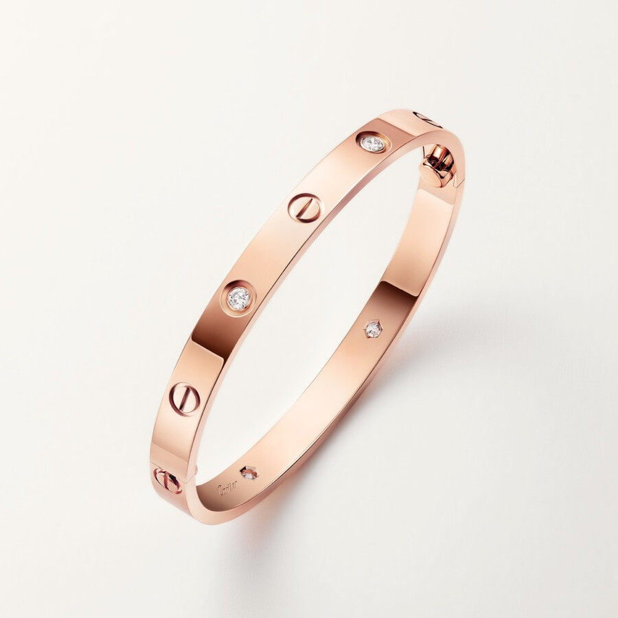 love-armband klassisches modell 4 diamanten