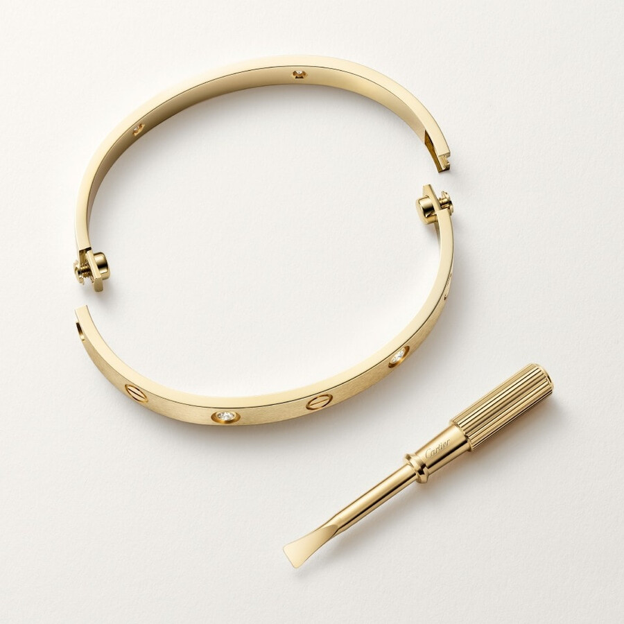 love-armband klassisches modell 4 diamanten