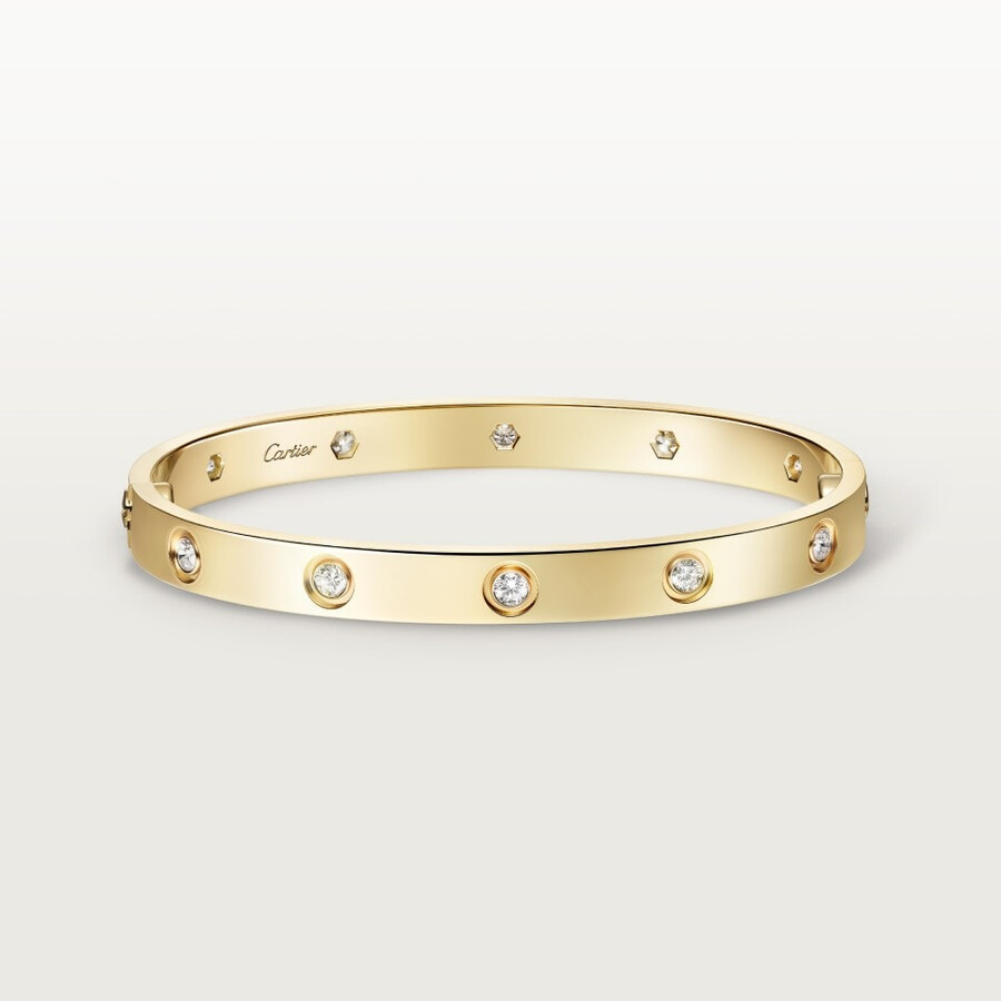 love-armband klassisches modell 10 diamanten