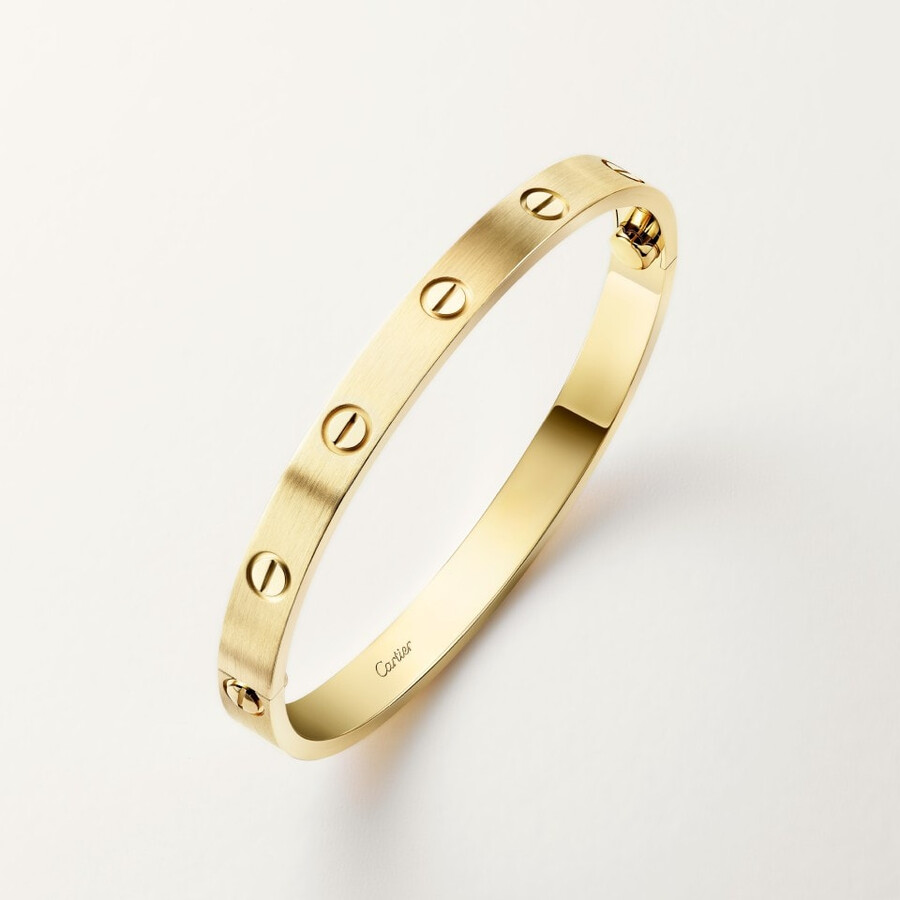 love-armband klassisches modell gebürstet