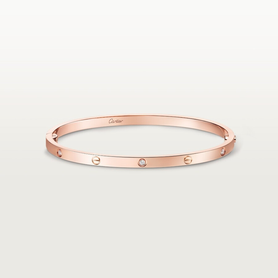 love-armband kleines modell 6 diamanten