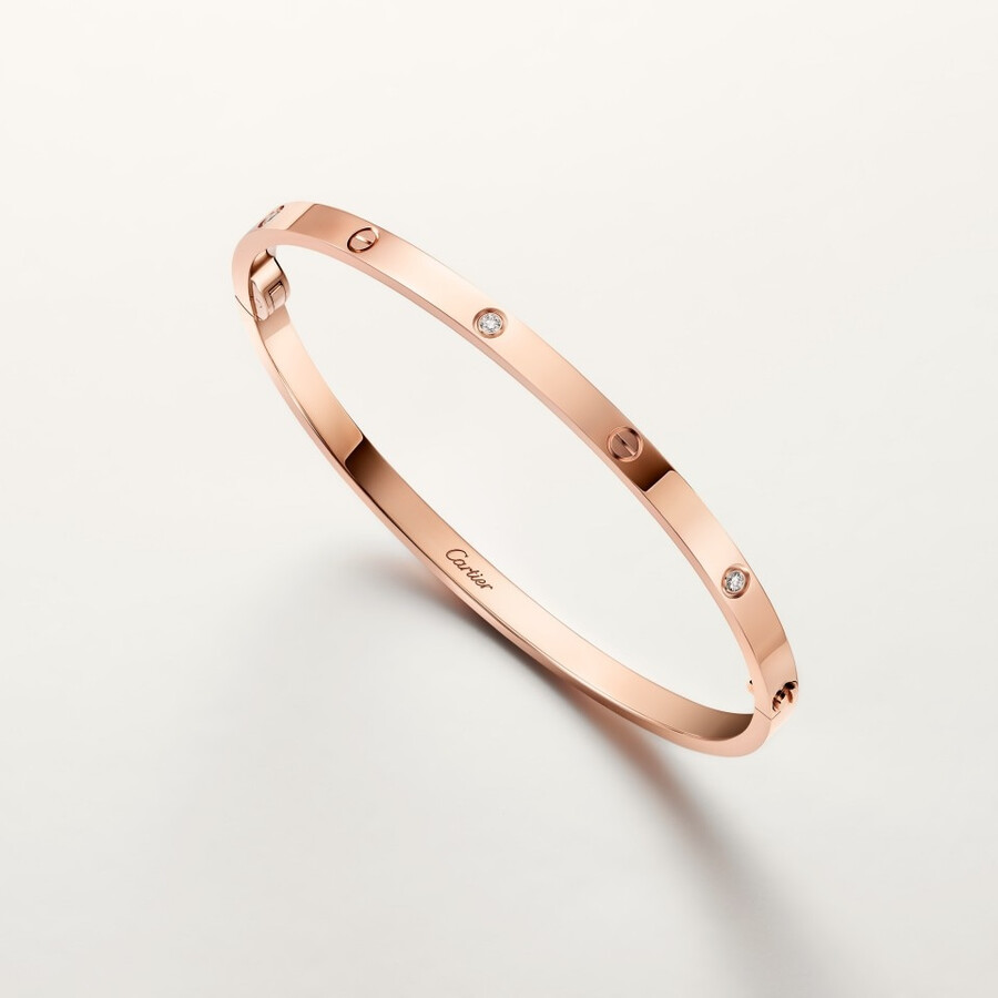 love-armband kleines modell 6 diamanten