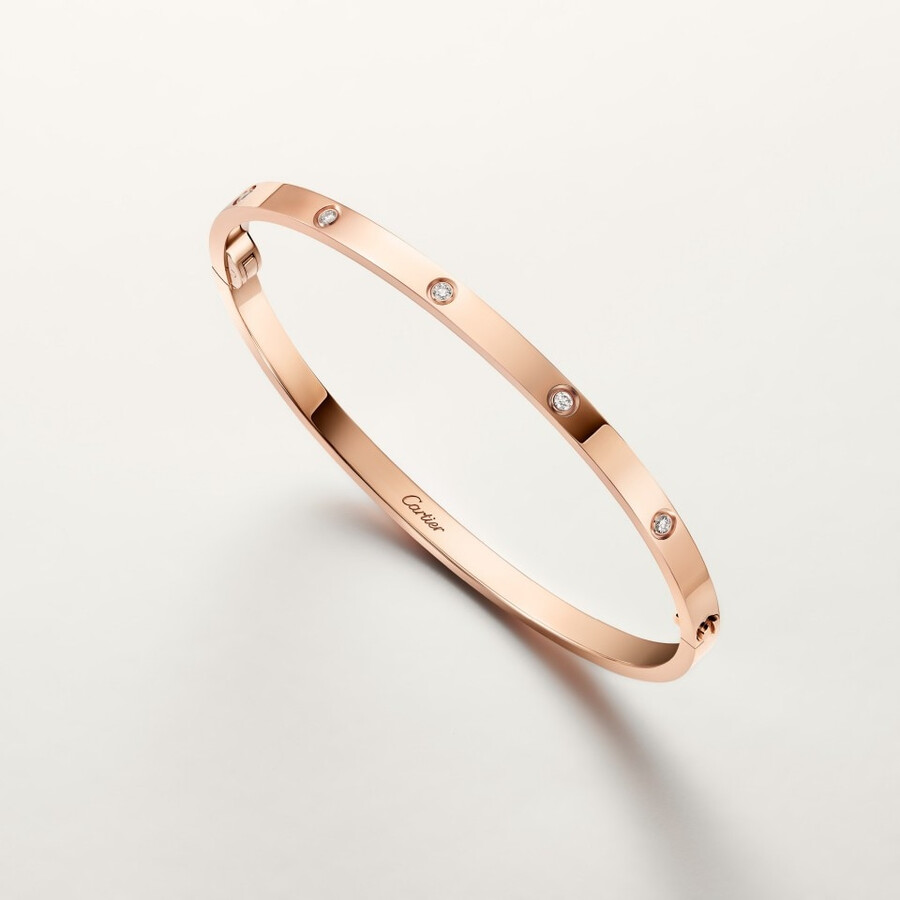 love-armband kleines modell 6 diamanten