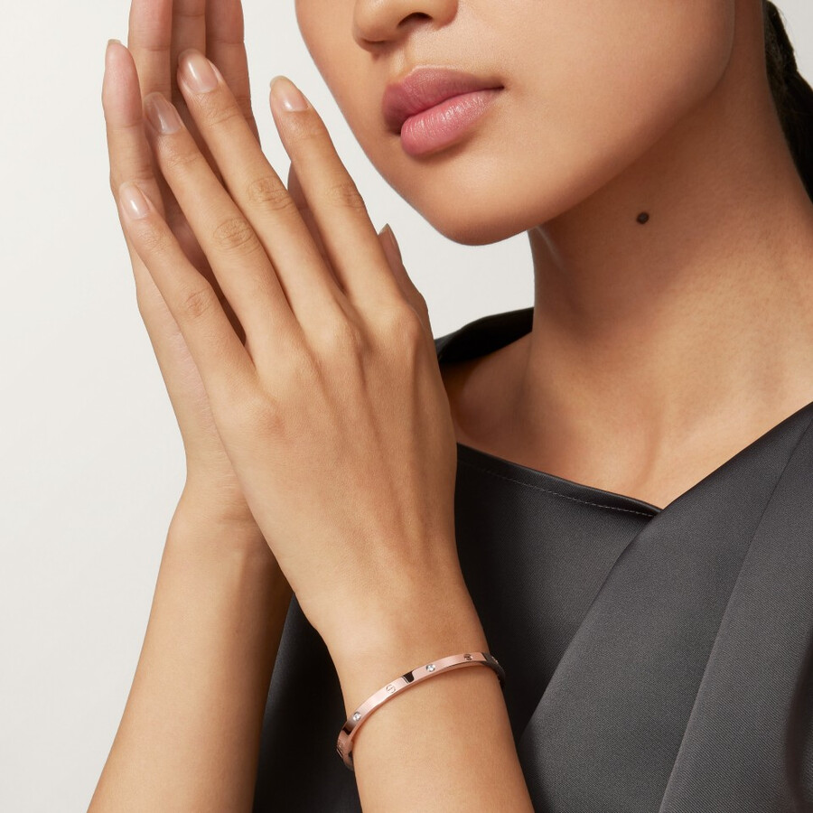 love-armband kleines modell 6 diamanten