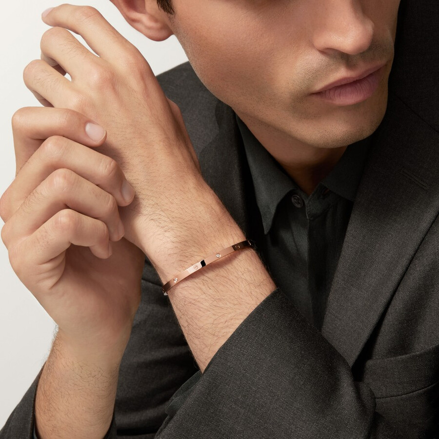 love-armband kleines modell 6 diamanten