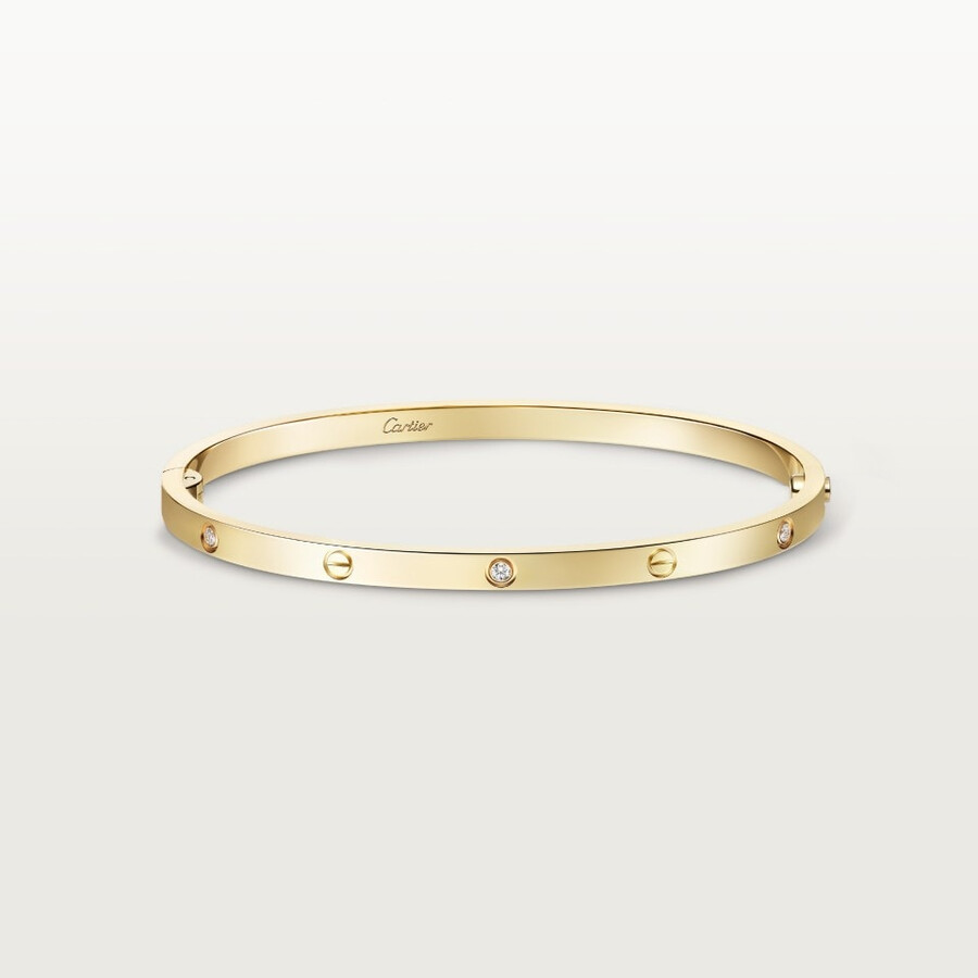 love-armband kleines modell 6 diamanten