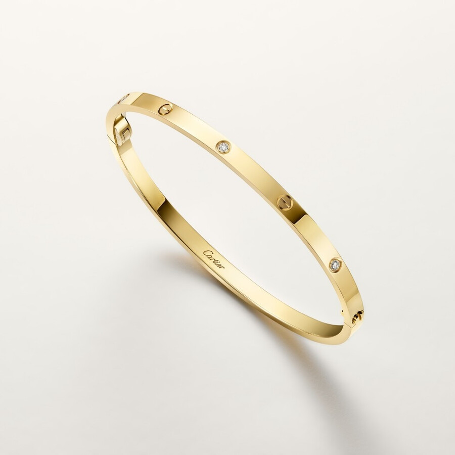 love-armband kleines modell 6 diamanten