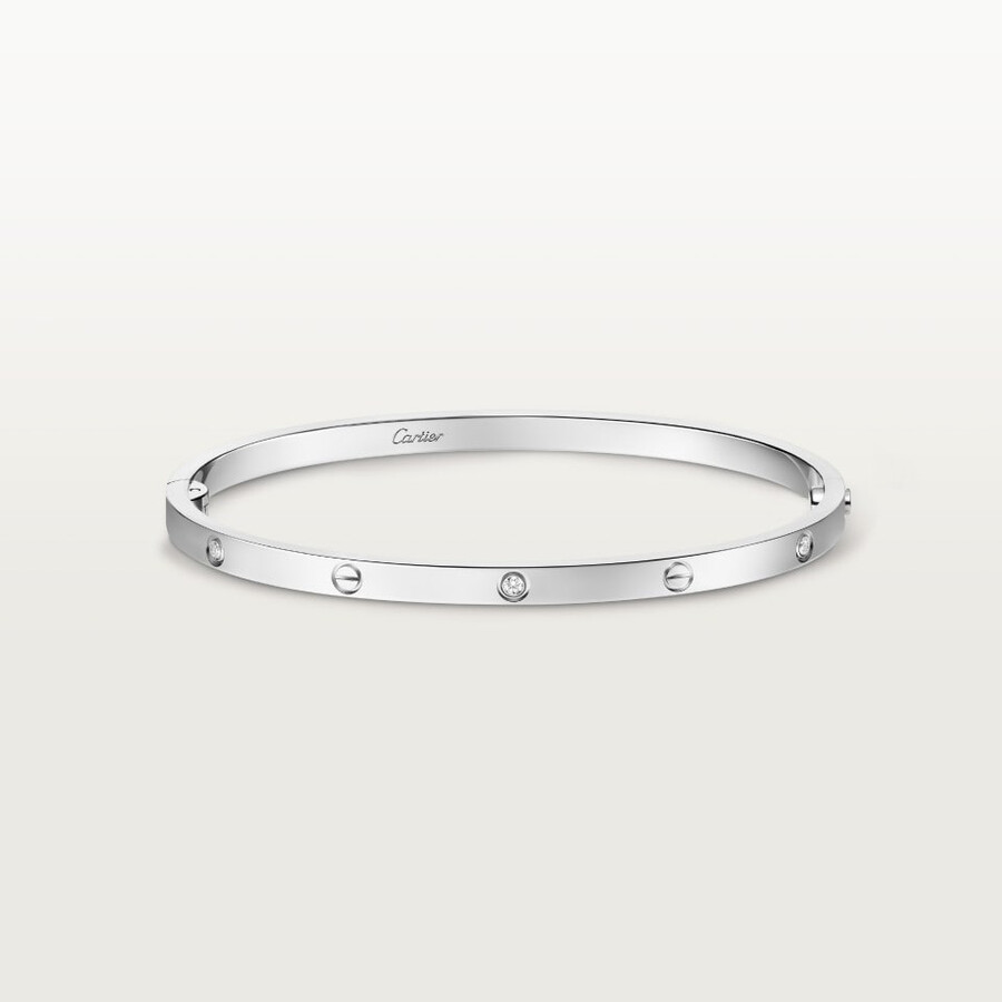 love-armband kleines modell 6 diamanten