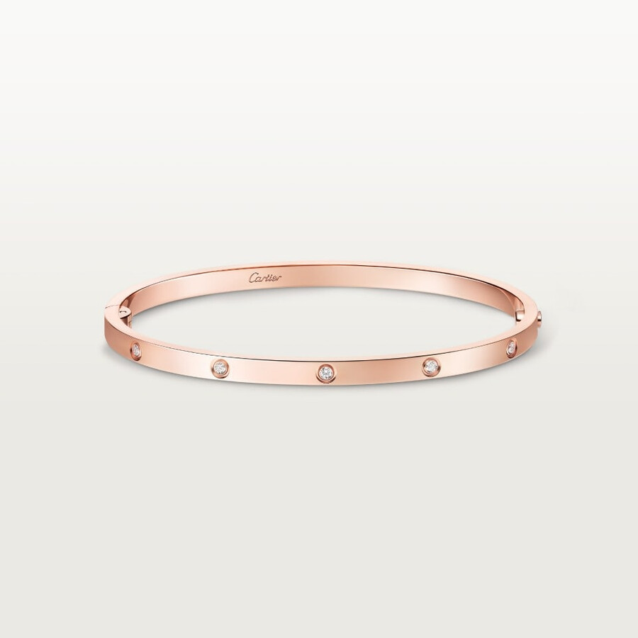 love-armband kleines modell 10 diamanten