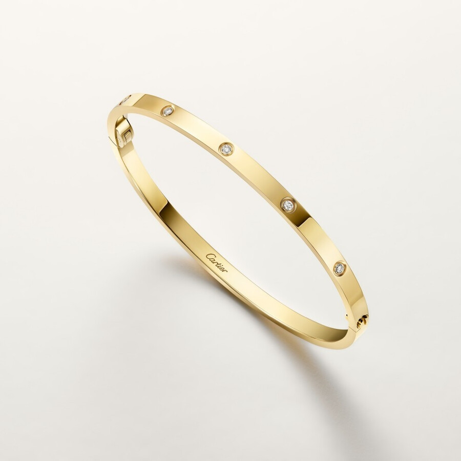 love-armband kleines modell 10 diamanten