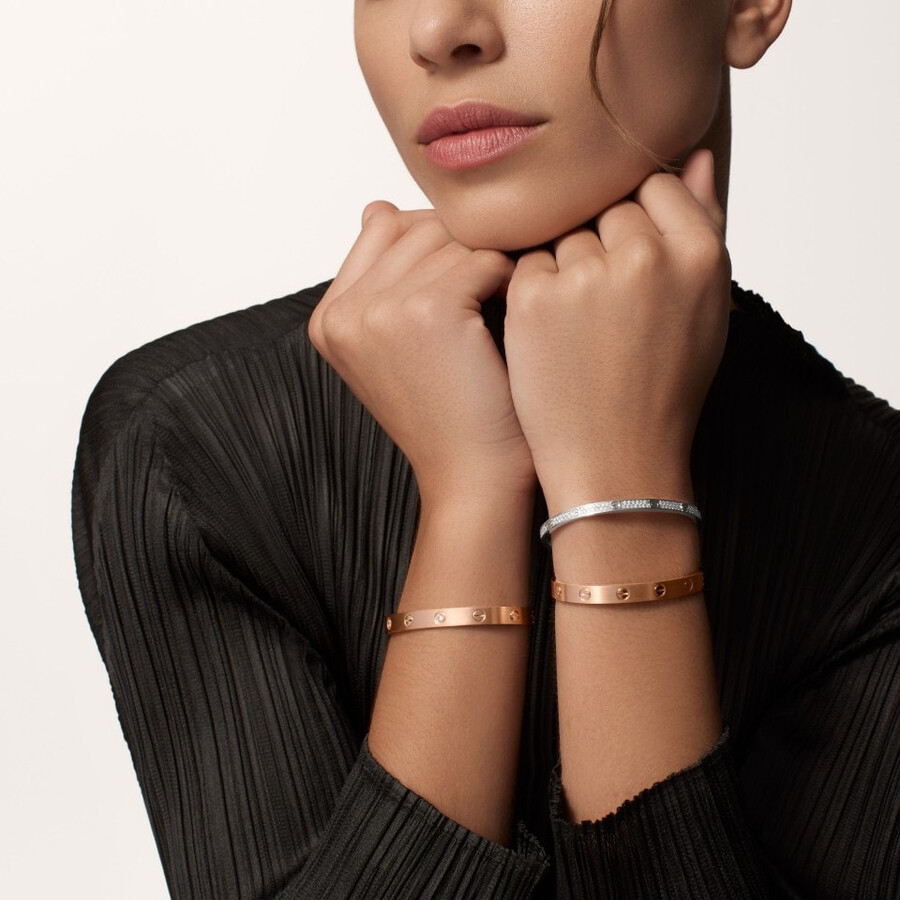love-armband klassisches modell gebürstet