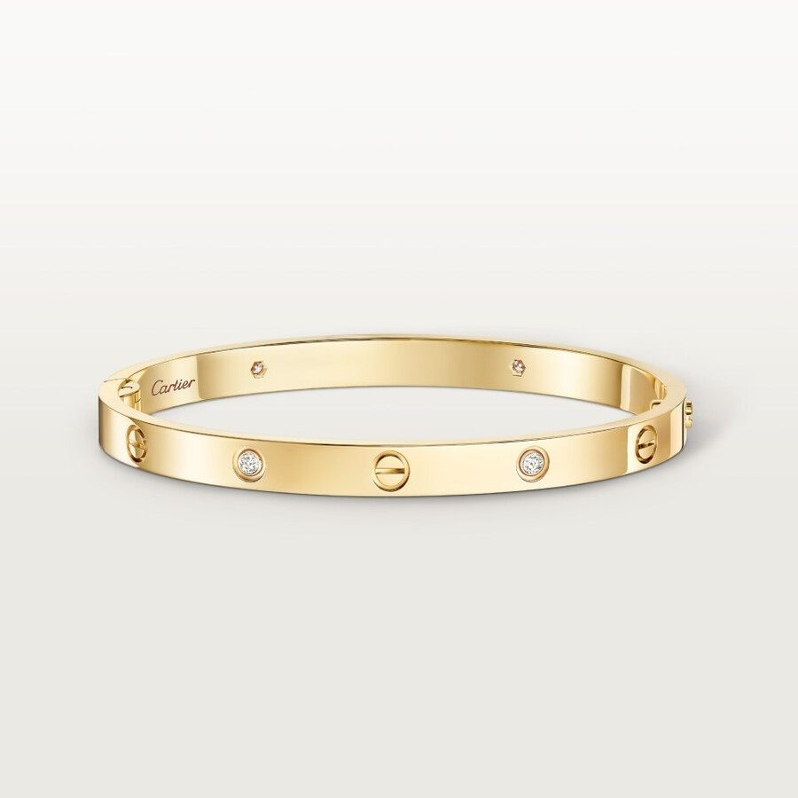 love-armband mittleres modell 4 diamanten