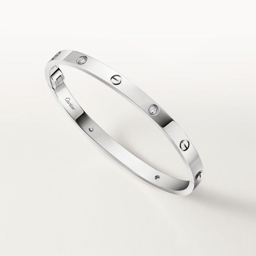 love-armband mittleres modell 4 diamanten