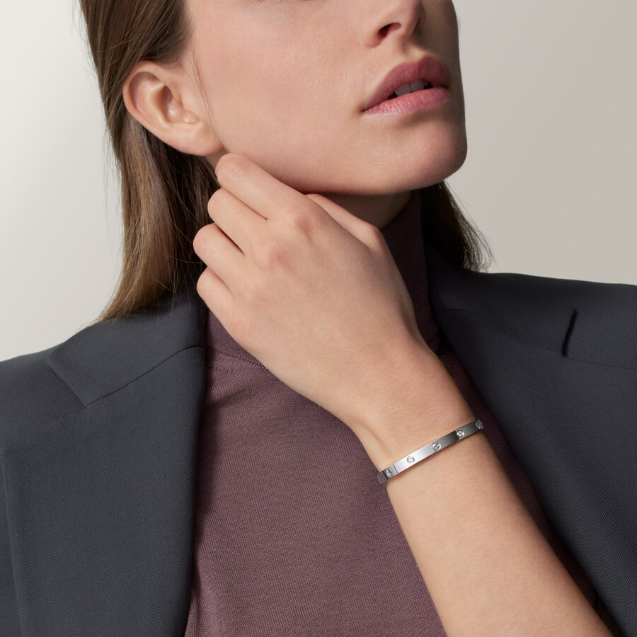 love-armband mittleres modell 4 diamanten