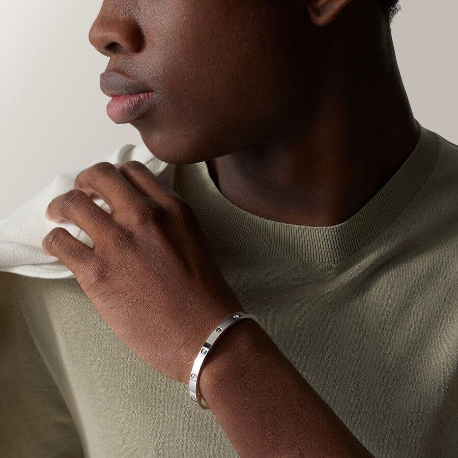 love-armband mittleres modell 4 diamanten