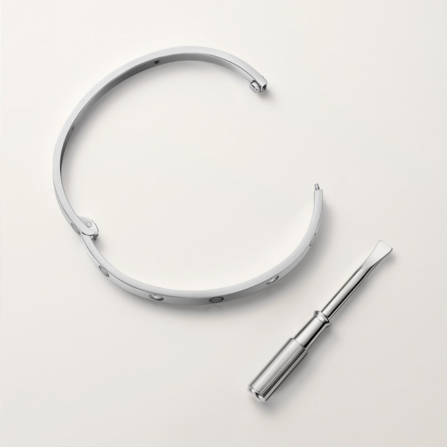 love-armband mittleres modell 4 diamanten