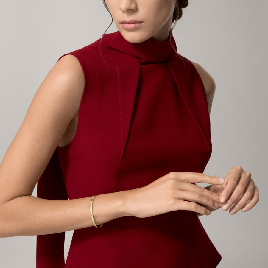 love-armband kleines modell mit strasssteinen besetzt