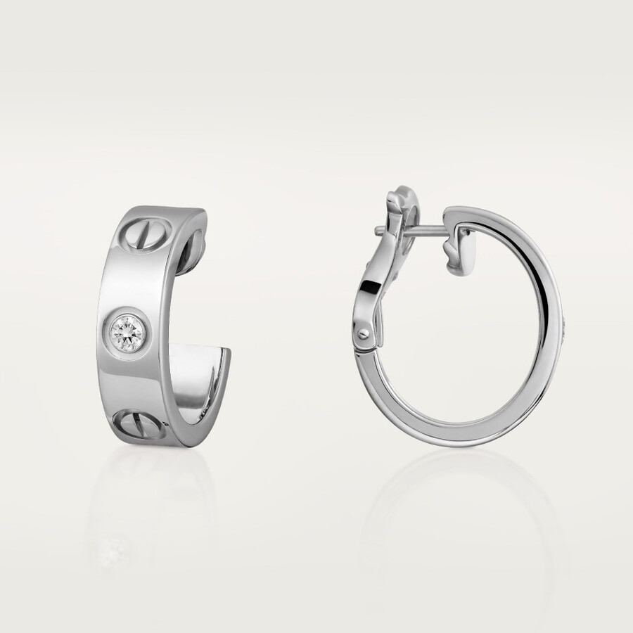 love creolen klassisches modell 2 diamanten