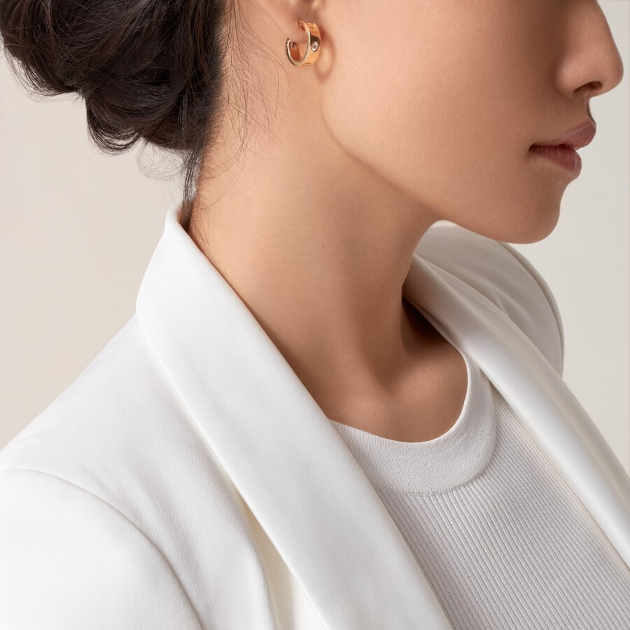 love creolen klassisches modell 2 diamanten