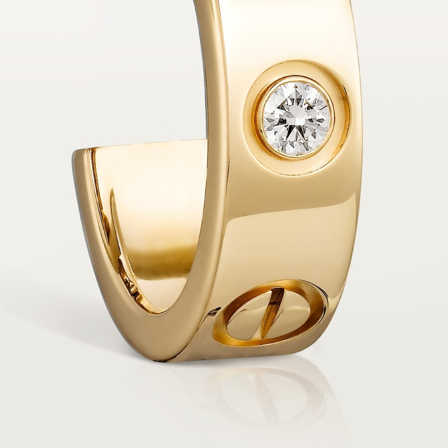 love creolen klassisches modell 2 diamanten