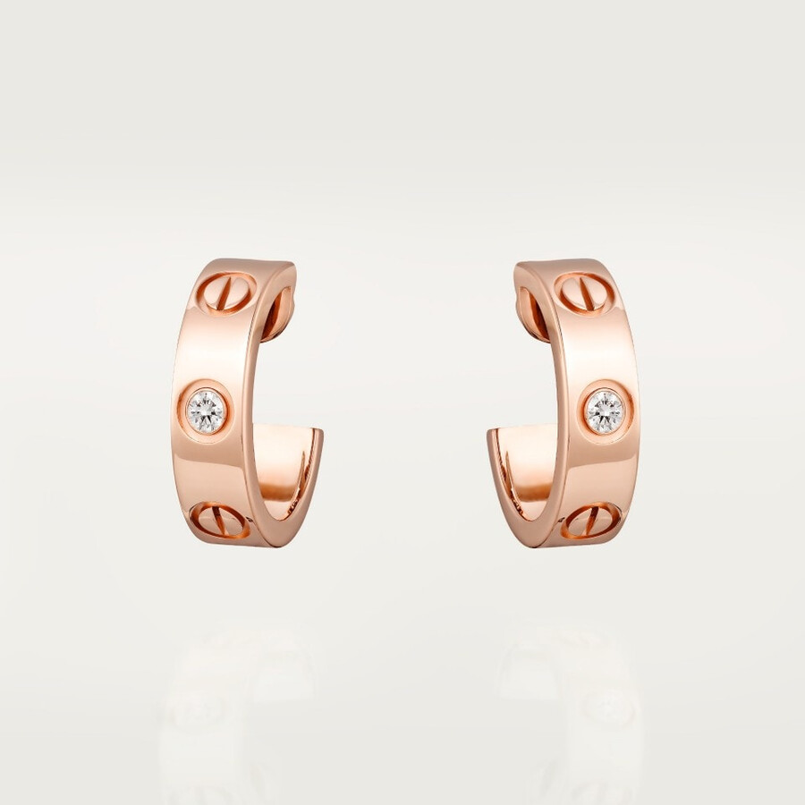 love creolen klassisches modell 2 diamanten