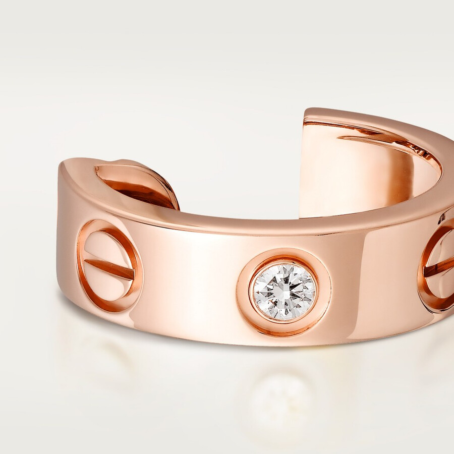 love creolen klassisches modell 2 diamanten