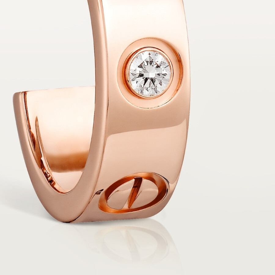 love creolen klassisches modell 2 diamanten
