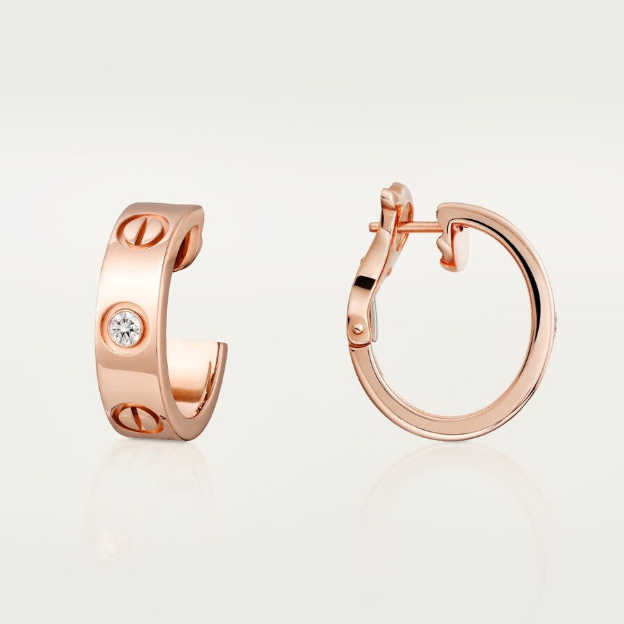 love creolen klassisches modell 2 diamanten