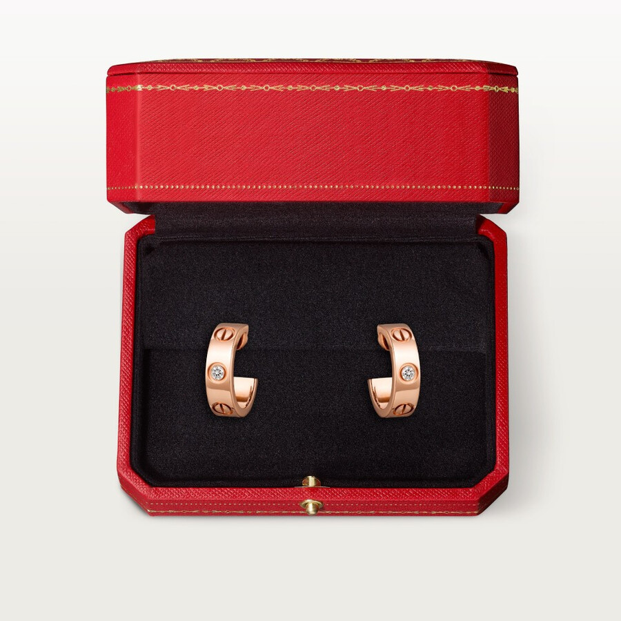 love creolen klassisches modell 2 diamanten