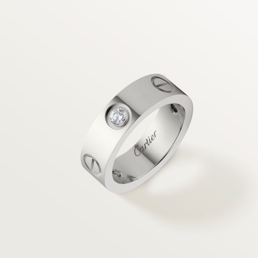 love-ring klassisches modell 3 diamanten
