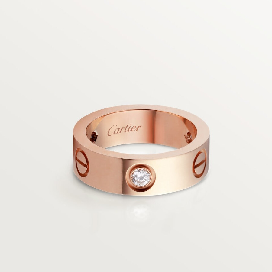 love-ring klassisches modell 3 diamanten