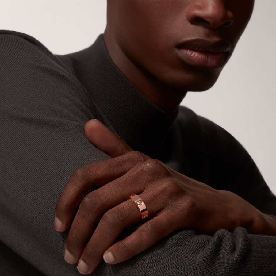 love-ring klassisches modell 3 diamanten