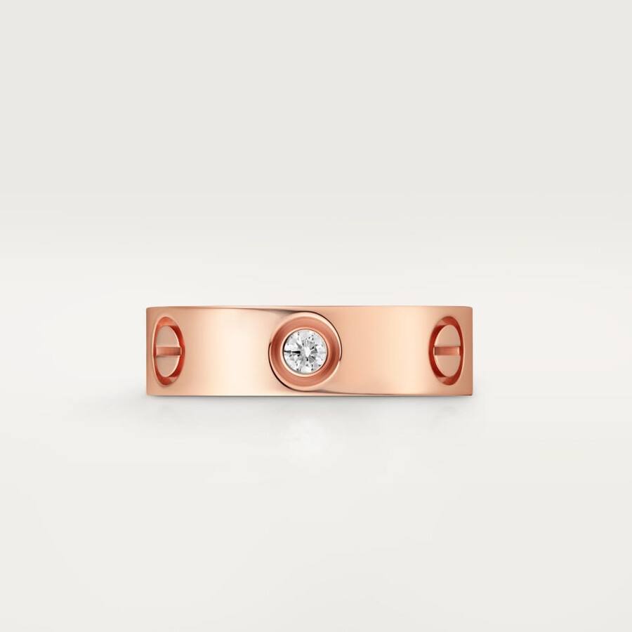 love-ring klassisches modell 3 diamanten