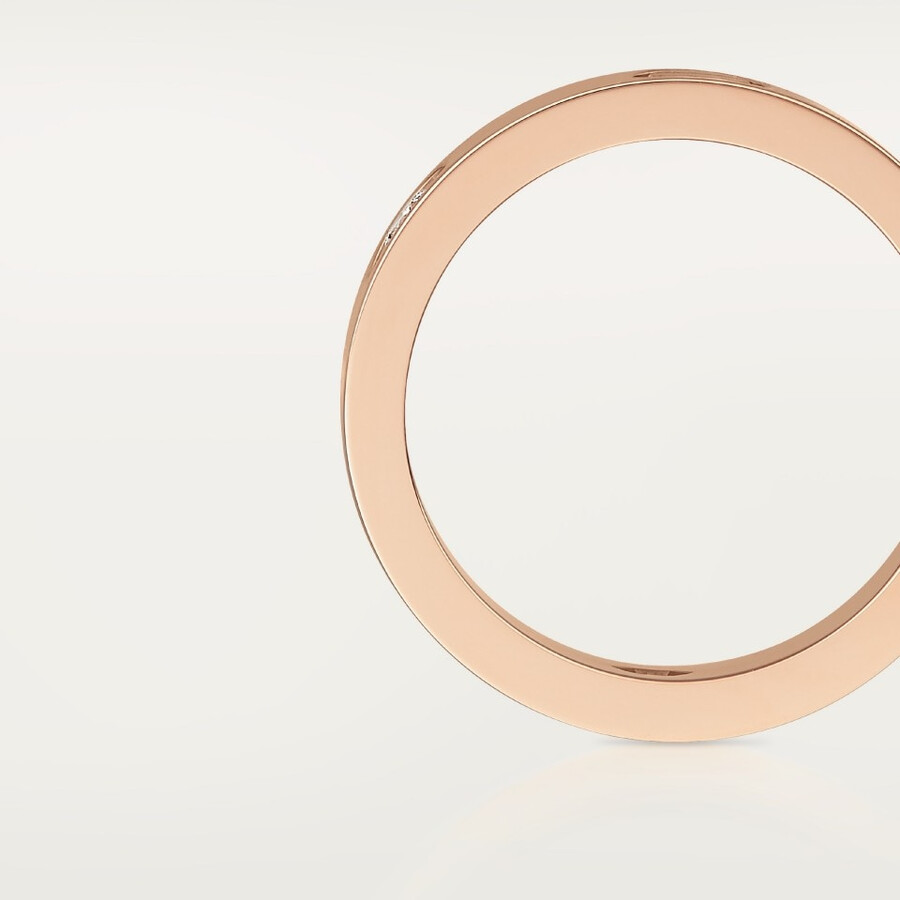 love-ring klassisches modell 3 diamanten