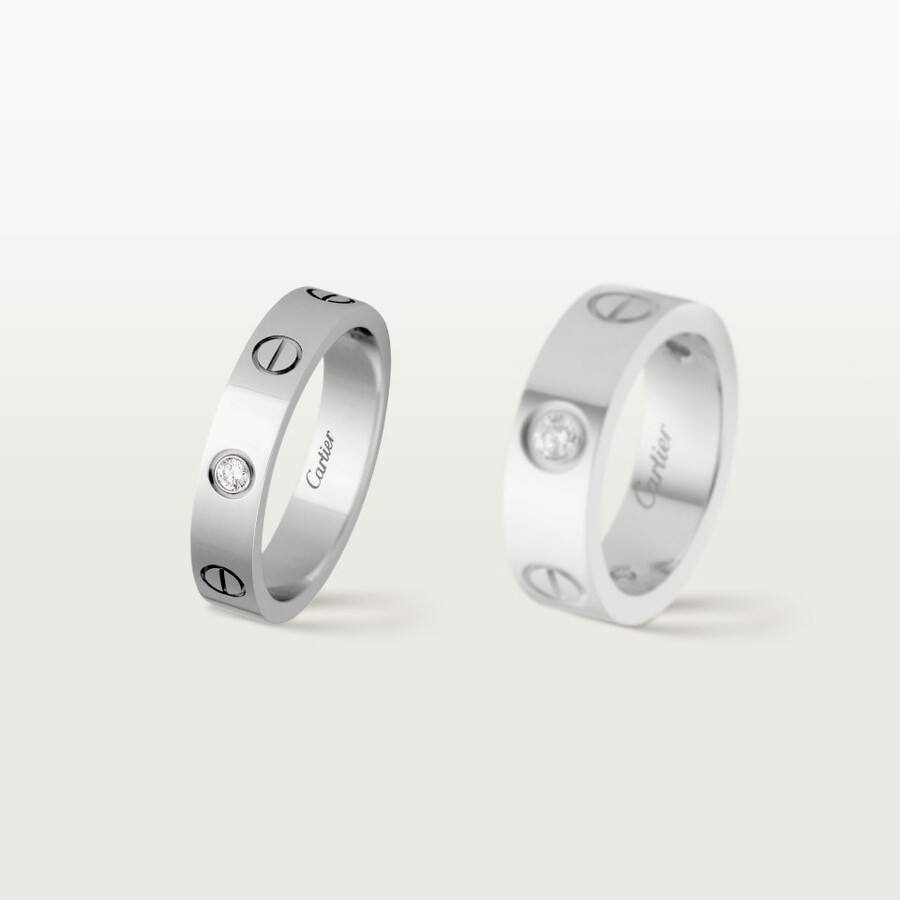 love-ring kleines modell 1 diamant