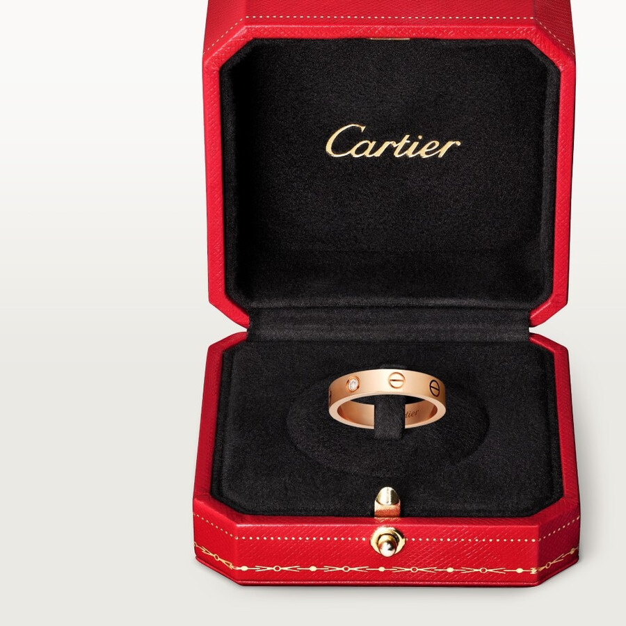 love-ring kleines modell 1 diamant