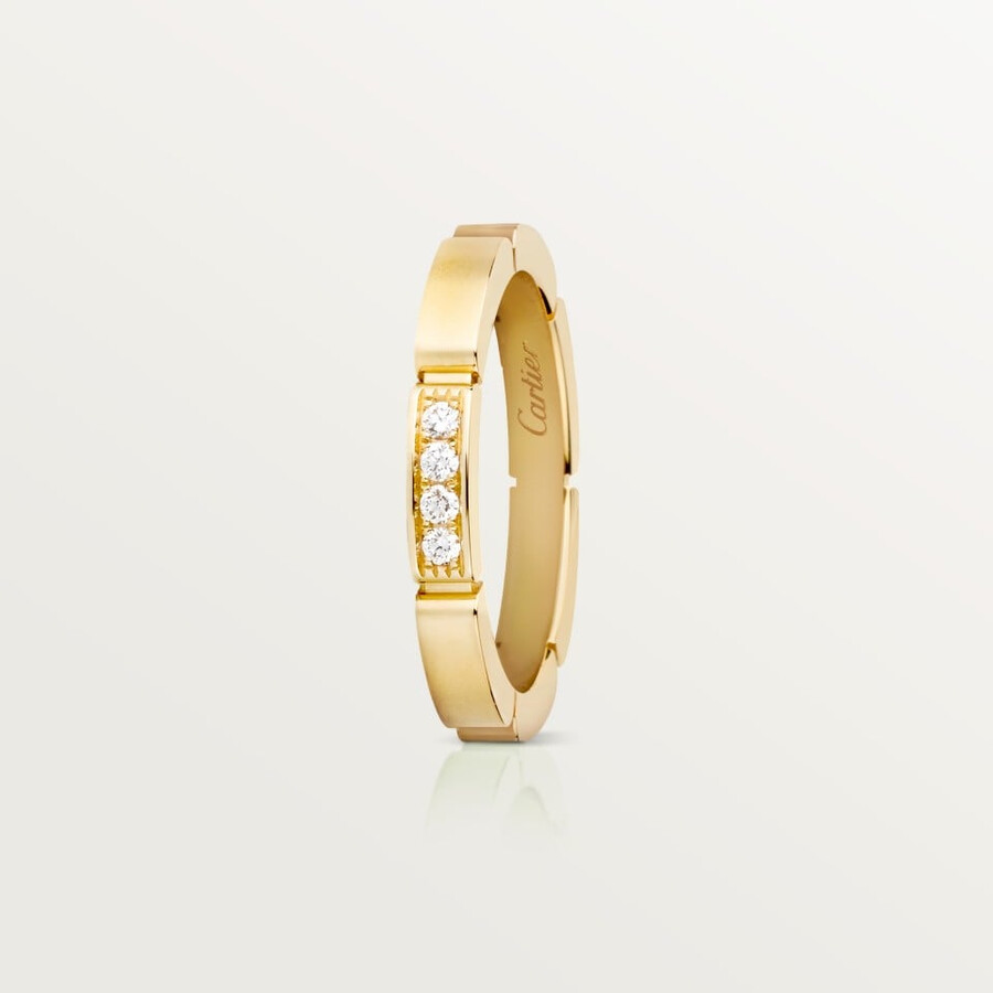 ehering maillon panthère 4 diamanten