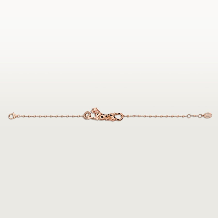 panthère de cartier-armband an kette diamanten