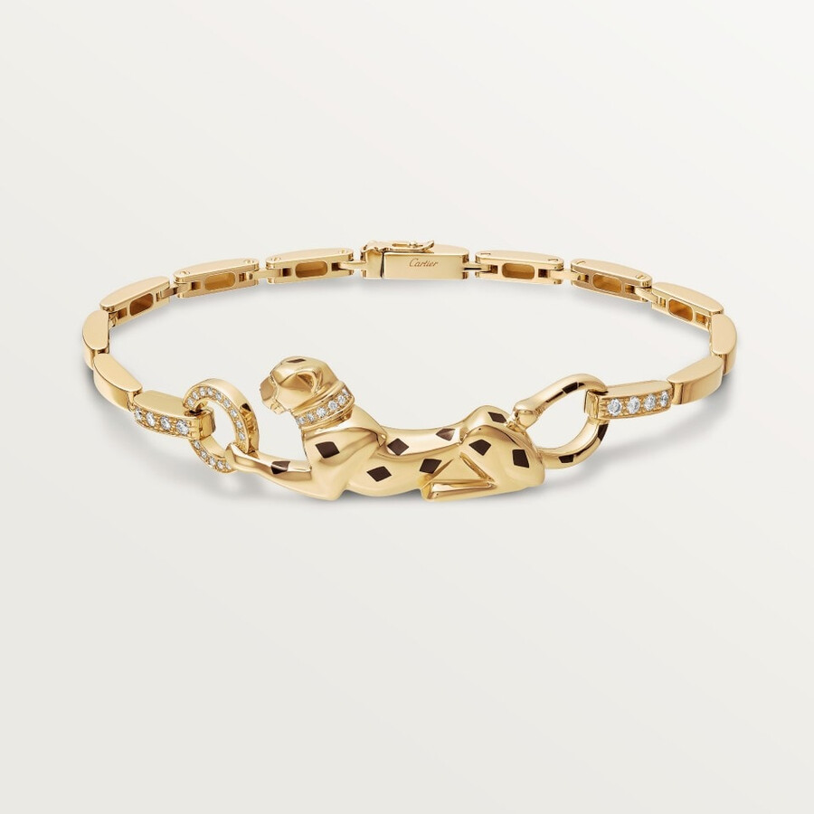 panthère de cartier-armband an kette diamanten