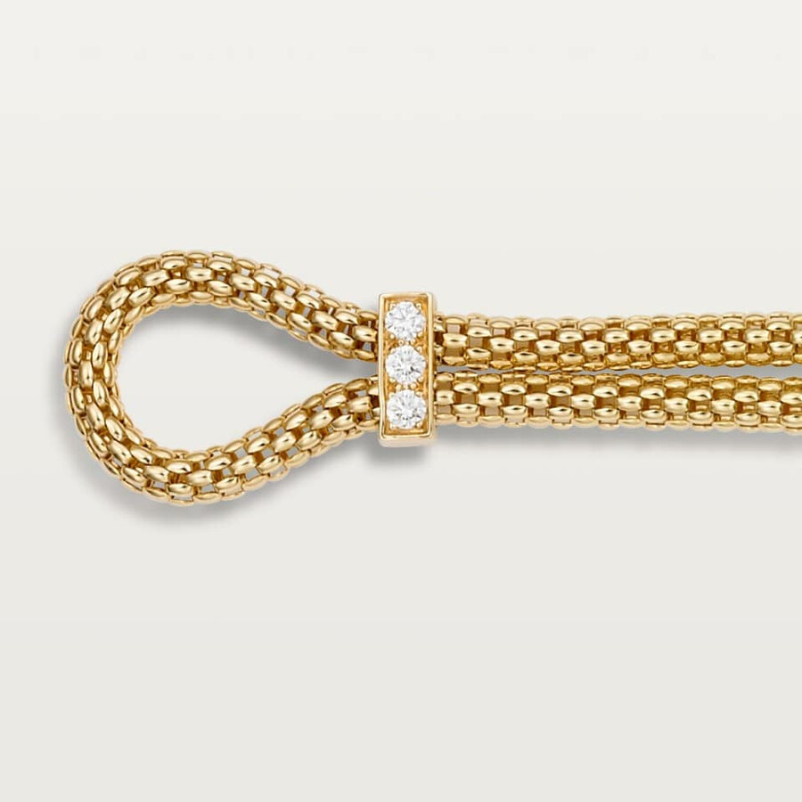 panthère de cartier-armband an kette diamanten