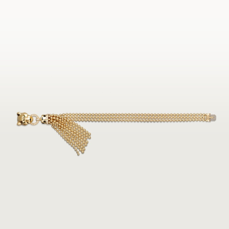 panthère de cartier-armband an kette diamanten