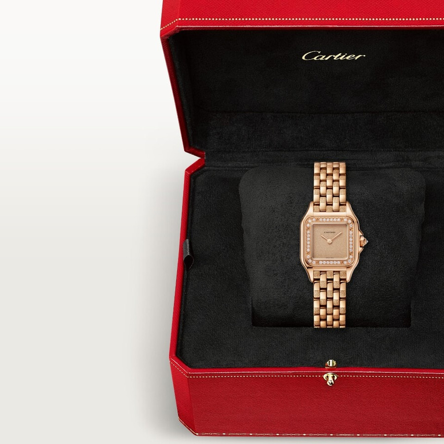 panthère de cartier uhr kleines modell