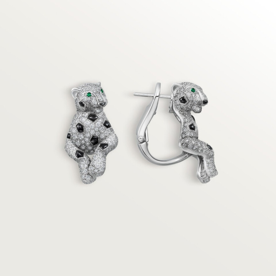 panthère de cartier ohrringe gepflastert
