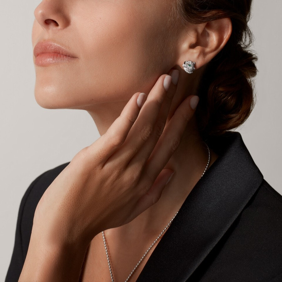 panthère de cartier ohrstecker gepflastert