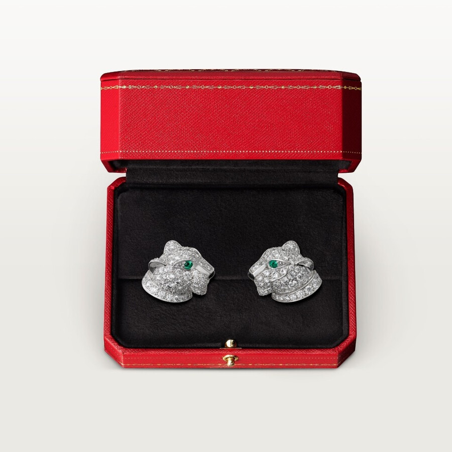 panthère de cartier ohrstecker gepflastert