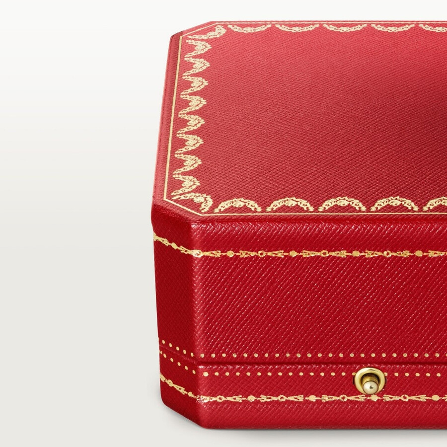panthère de cartier ohrringe halb gepflastert